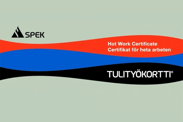 Jarno Kiimala - Hot Work Certificate